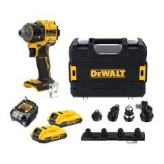Dewalt DCD803D2T aku kompaktní vrtačka s výměnnými hlavami 18V XR 2x2Ah