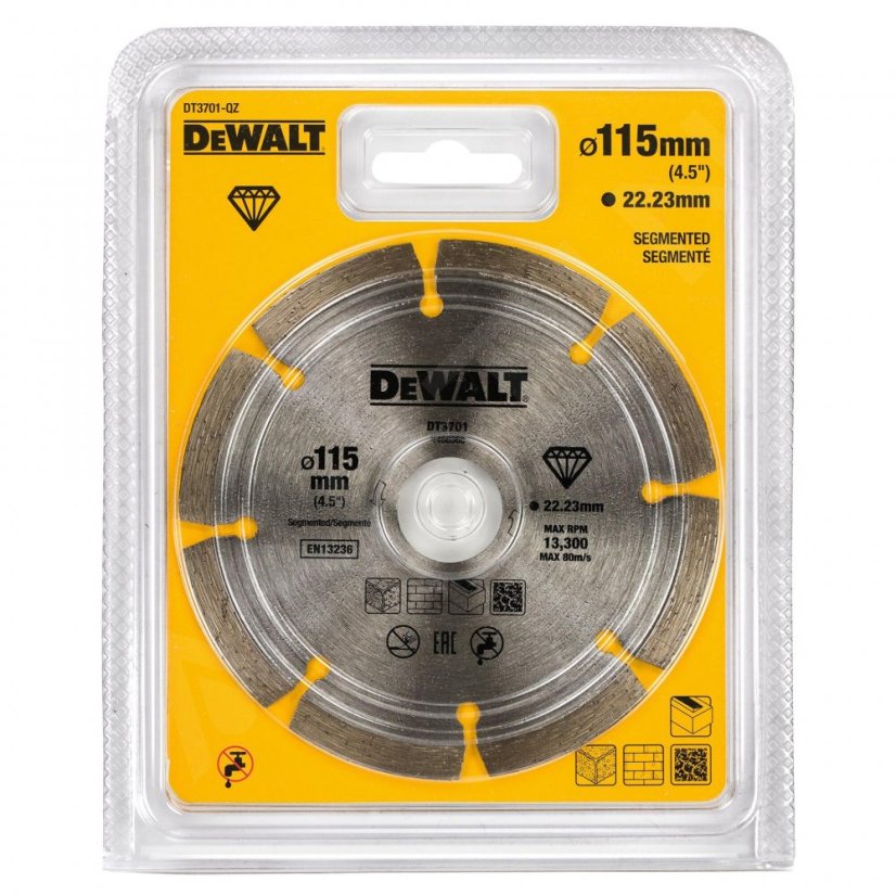 DeWALT DT3701-QZ DIA řezný kotouč 115x22,2mm na beton a cihly