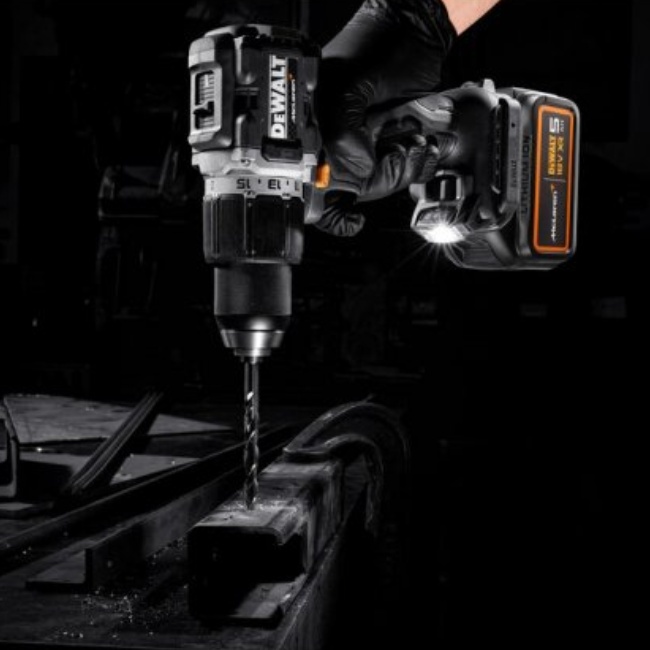 Dewalt DCD85MP2T aku příklepová vrtačka edice McLaren 18V 2x5Ah