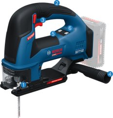 Přímočará pila Bosch EXST18V-155B s přesným ovládáním. Přímočará pila Bosch EXST18V-155B s přesným ovládáním.