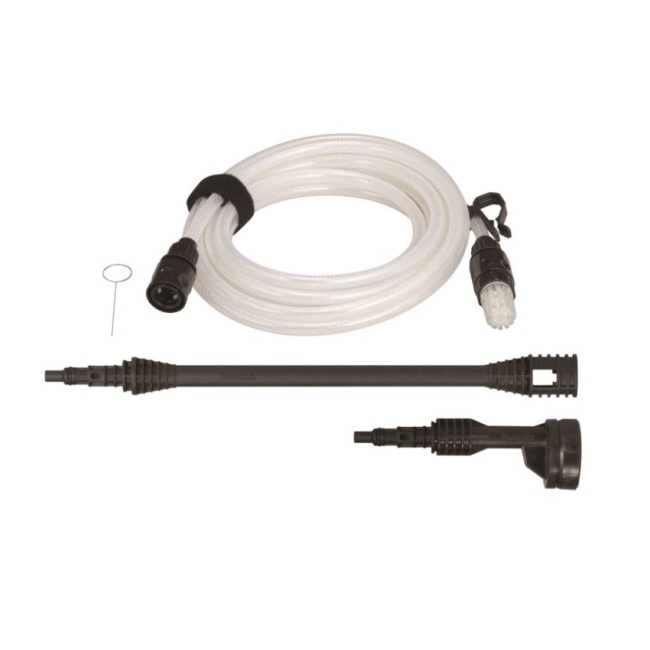 Makita DLX2583T aku set DLM330 aku sekačka a DHW180 aku tlaková myčka Li-ion 18V LXT 1x5Ah