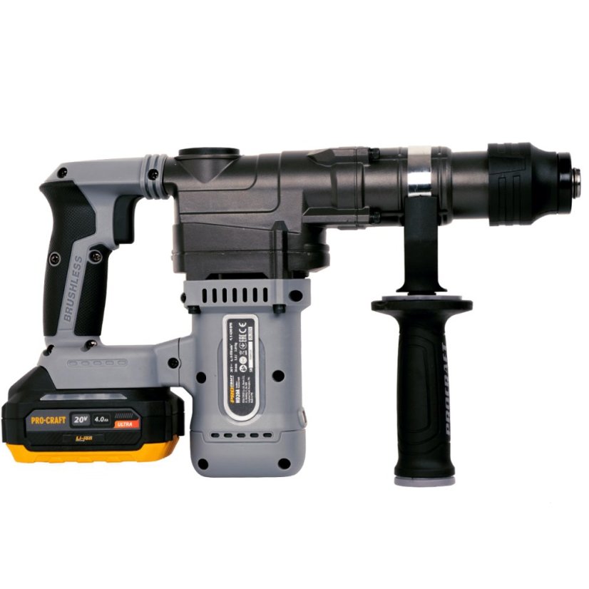 Procraft Industrial HD20A aku kombinované kladivo SDS-plus 20 V 1x4Ah