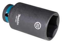 Makita E-16558 klíč nástrčný prodloužený 1/2", čtyřhran, IMPACT BLACK, 32mm