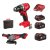 Milwaukee ELVINSET2 aku set nářadí 18V příklepová vrtačka + uhlová bruska 125 mm + aku baterie 5Ah