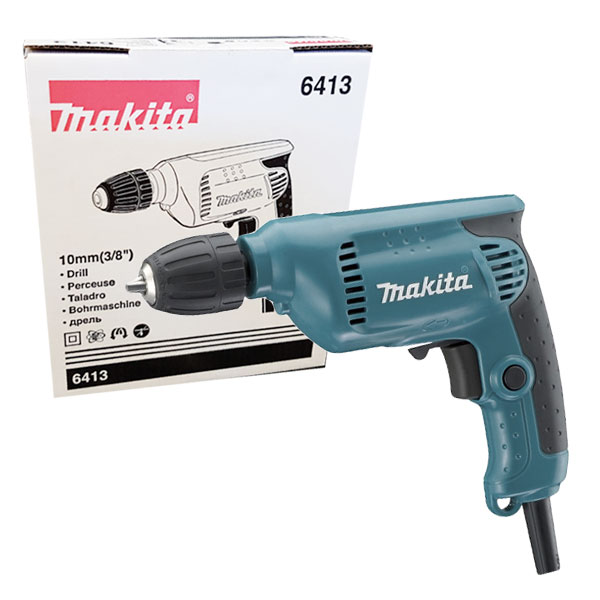 Makita 6413 bezpříklepová vrtačka 450W