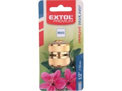 EXTOL PREMIUM 8876011 spojka na hadici, 1/2", MOSAZ