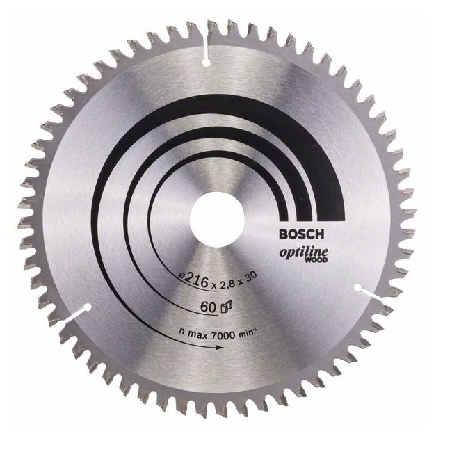 Bosch pilový kotouč Optiline Wood 216x30x60 Z Bosch pilový kotouč Optiline Wood 216x30x60 Z