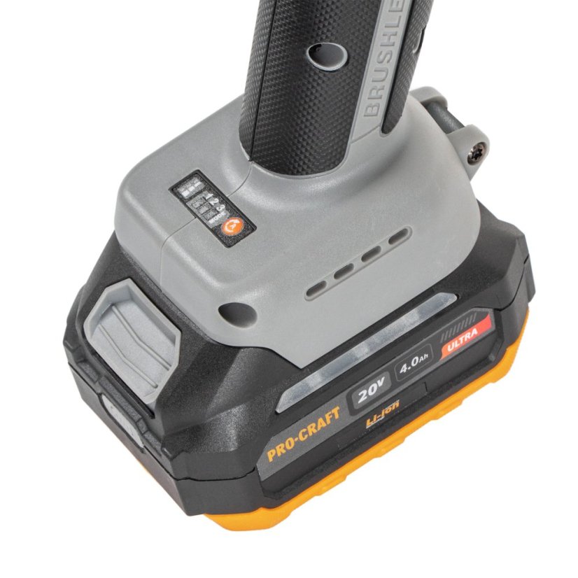 Procraft Industrial AG125A-1B-F aku úhlová bruska 125 mm 20 V 1x4Ah (Taška)