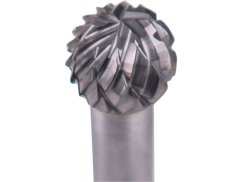 EXTOL INDUSTRIAL 8703734 fréza karbidová, kulová, pr.10mm/stopka 6mm,sek střední (double-cut)
