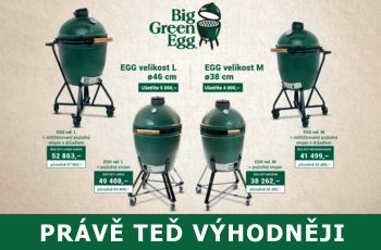 Big Green Egg opět ve výhodných setech!