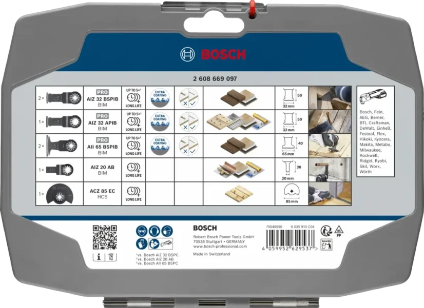 Bosch sada pilových listů na dřevo 2608669097 bal.7ks