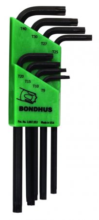 BONDHUS sada L-klíčů imbus torx  TLX 8 (T9-40)