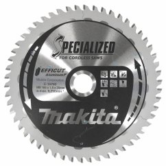 Makita TCT pilový kotouč Efficut na hliník 165mmx20mm 54T