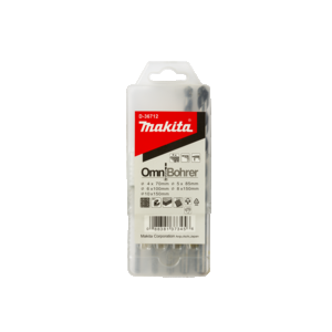 Makita D-36712 sada vrtáků univerzálních OmniBohrer 4x35/70 a 5x43/85 a 6x58/100 a 8x97/150 a 10x97/150mm, 5ks