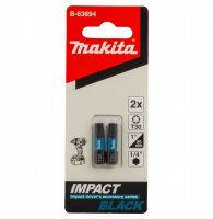 Makita B-63694 torzní bit 1/4" Impact Black T30, 25mm 2 ks