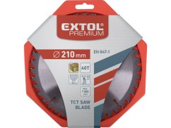 EXTOL PREMIUM 8803236 kotouč pilový s SK plátky, O 210x3,0x30mm, 40T