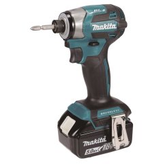 Makita DTD173RTJ aku rázový šroubovák 1/4" Li-ion LXT 18V/5,0Ah, Makpac