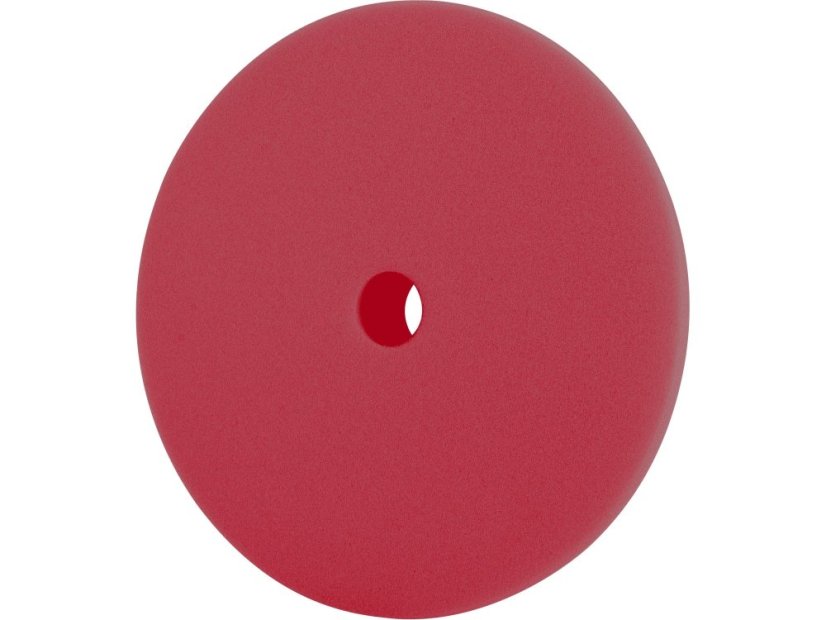 EXTOL PREMIUM 8804551 kotouč leštící pěnový, orbitální, T10, červený, O180x25mm, suchý zip O152mm