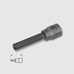 HONITON HB4HX06LL hlavice zástrčná imbus 1/2" HX6x140mm