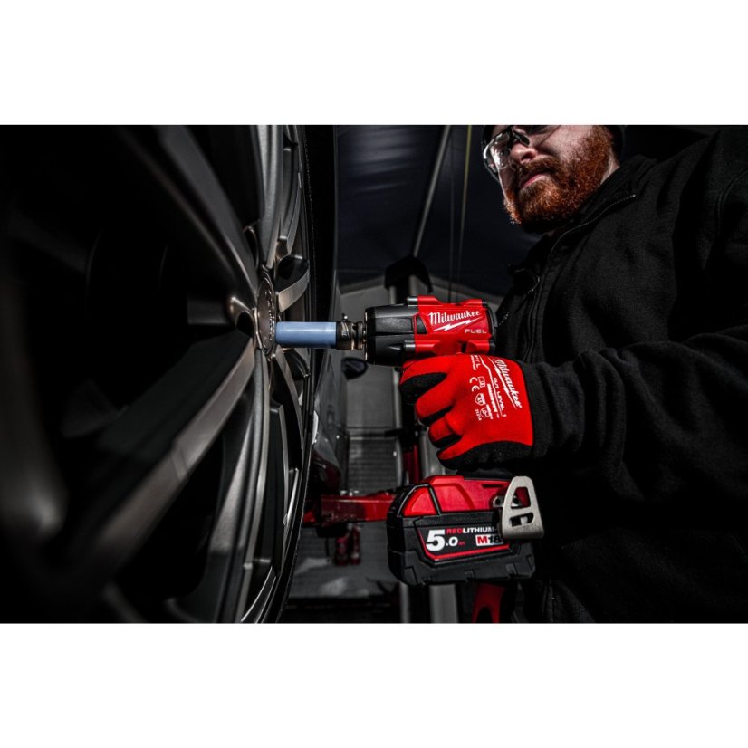 Milwaukee M18 FMTIW2P12-502X aku rázový utahovák 1/2" s aretačním čepem 2x5Ah 4933478453