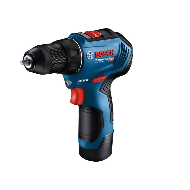 Bosch 0615990M9M GSR 12V-30 aku vrtací šoubovák+GWS 12V-76 aku úhlová bruska+1x2Ah+1x4Ah+brašna