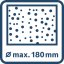 Beton max. 180 mm.