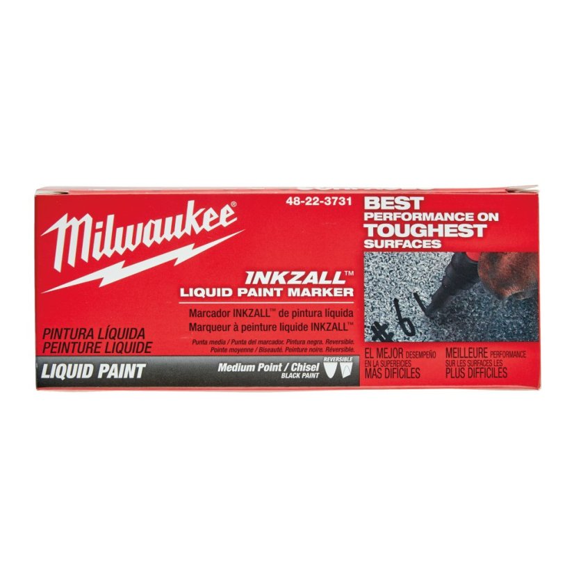 Milwaukee tekutý značkovač INKZAL černý 48223731