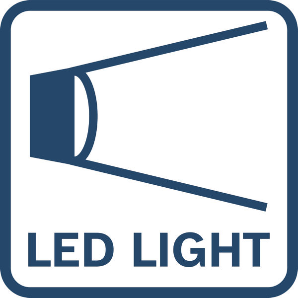 LED světlo.