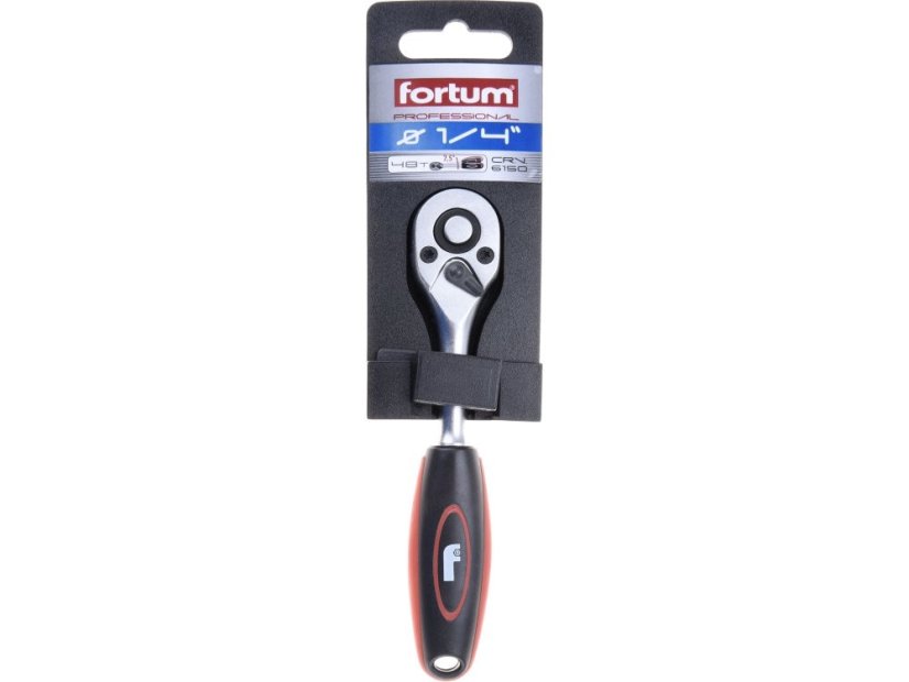 FORTUM 4700101 ráčna Industrial, 1/4", CrV/S2