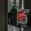 Milwaukee M12 3PL-401C aku laser zelený 360° 4933478102