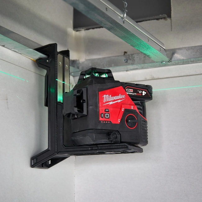 Milwaukee M12 3PL-401C aku laser zelený 360° 4933478102