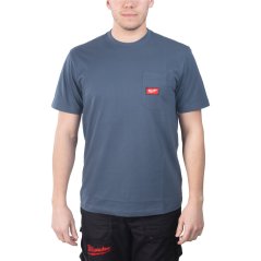 Milwaukee WT SS BLU XL pracovní tričko modré (XL) 4932493016