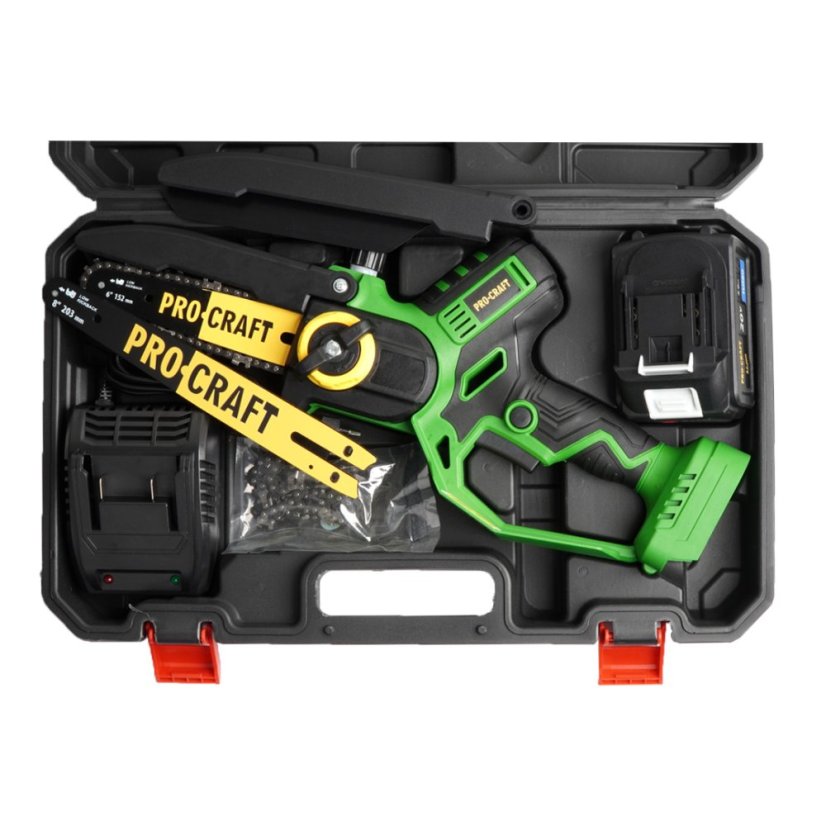 Procraft SPKA32Li/ES25Li sada aku ruční pilka PKA32Li a nůžky na větve ES25Li 20V 1x4Ah 1x2Ah