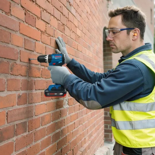 Bosch GSB 18V-52 aku příklepový vrtací šroubovák 18 V 2x2Ah 06019S0123
