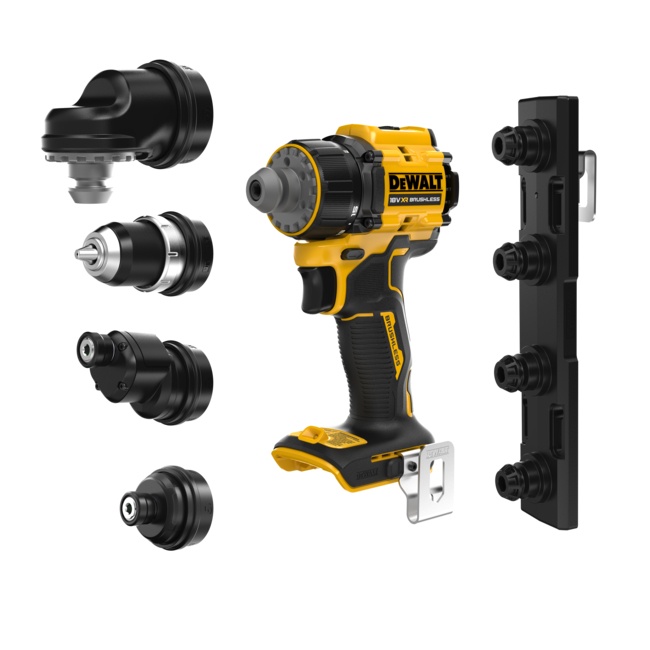 Dewalt DCD803D2T aku kompaktní vrtačka s výměnnými hlavami 18V XR 2x2Ah