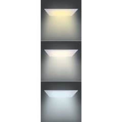 Solight WD145 LED mini panel CCT, podhledový, 24W, 1800lm, 3000K, 4000K, 6000K, čtvercový