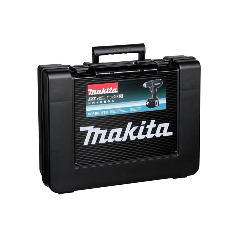 Makita DDF482RFEB aku vrtací šroubovák černý Li-ion 18V/3,0 Ah