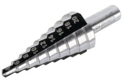 Wolfcraft HSS stupňovitý vrták, stopka 10 mm O 8 - 30 2516000