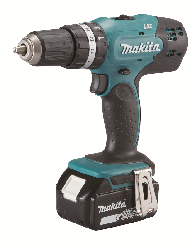 Makita DHP453RFX8 aku příklepový šroubovák Li-ion LXT 18V/1x3,0 Ah