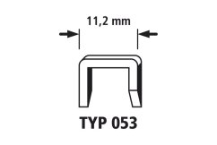 Wolfcraft široké sponky do sponkovačky výška 14 mm 1000 ks 7045000