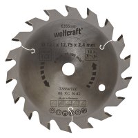 Wolfcraft pilový kotouč středně hrubé řezy 180x20 Z22 6372000