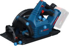 Akumulátorová okružní pila Bosch EXKS18V-68GX.