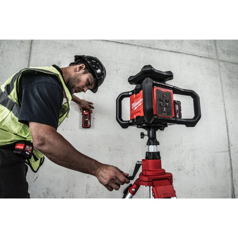 Milwaukee M18™ horizontální/vertikální rotační zelený laser 300 m s ONE-KEY™ 4933493194