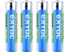 EXTOL ENERGY 42000 baterie zink-chloridové, 4ks, 1,5V AAA (R03)