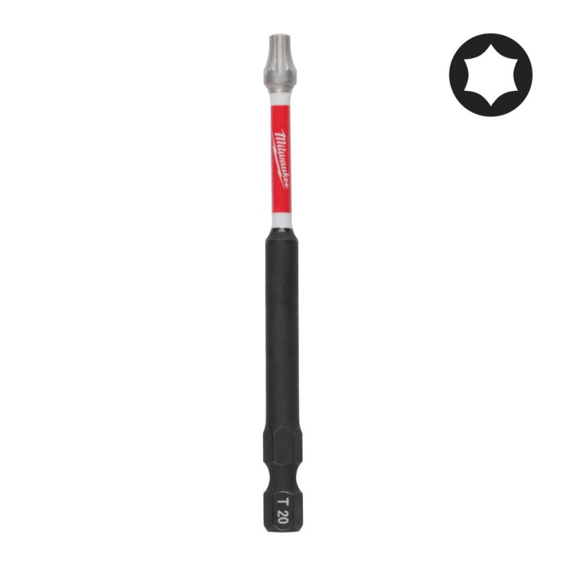 Milwaukee TX20 x 90 mm šroubovací bit Shockwave 4932430878