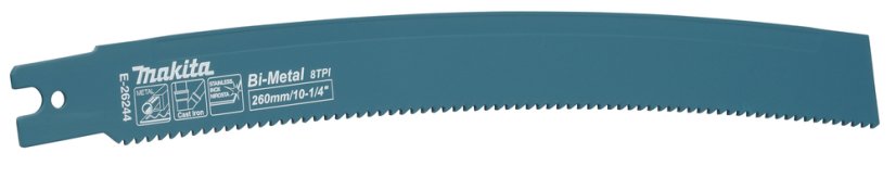 Makita E-26244 pilový list BiM 260x1.6mm, 8Z, 5ks special zahnutý JR003G