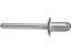 EXTOL PREMIUM 8813873 nýty trhací hliníkové sada 250ks, O 6,4x9,6mm plochá hlava