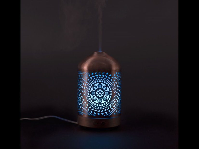 Nature7 569614 aroma difuzér ORIENT, osvěžovač a zvlhčovač vzduchu, kovový povrch