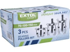 EXTOL CRAFT 9788 stahováky, sada 3ks, hloubka: 75-100-150mm