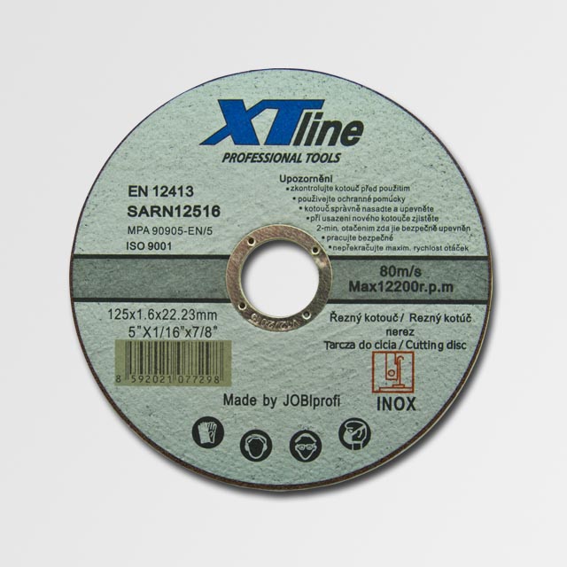 XTline SARN15010 kotouč řezný na nerez 150x1,0x22 XTline SARN15010 kotouč řezný na nerez 150x1,0x22